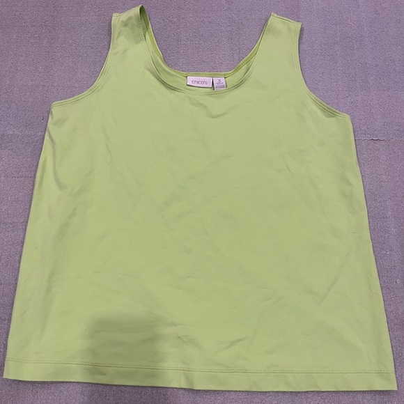 ❤️2/$30❤️[3]Chico’s Light Green Women's Tank Top - Picture 1 of 5